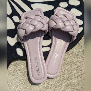 Women's Lavender 🪻 Braided Sandals